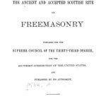 Morals and Dogma of the Ancient and Accepted Scottish Rite of Freemasonry