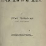 The Superstitions of Witchcraft