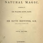 Letters on Natural Magic Addressed to Sir Walter Scott, Bart.