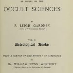 A Catalogue Raisonne of the Works on the Occult Sciences