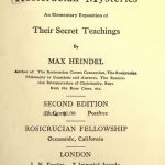 The Rosicrucian Mysteries