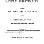 Great Discussion of Modern Spiritualism