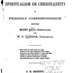 Which: Spiritualism or Christianity?