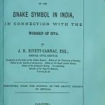 Rough Notes on the Snake Symbol in India in Connection with the Worship of Siva