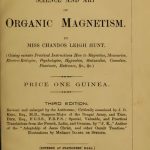 Private Instructions in the Science and Art of Organic Magnetism