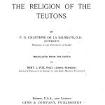 The Religion of the Teutons