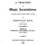 A Treatyse of Magic Incantations