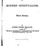 On Miracles and Modern Spiritualism