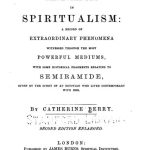 Experiences in Spiritualism