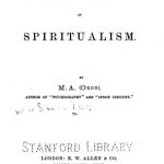 Higher Aspects of Spiritualism