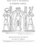 A Comparison of Egyptian Symbols with Those of the Hebrews