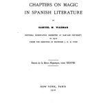 Chapters on Magic in Spanish Literature