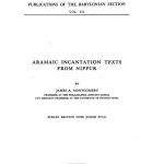 Aramaic Incantation Texts from Nippur