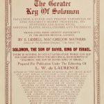 The Greater Key of Solomon