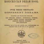 The Rosicrucian Dream Book