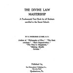 The Divine Law Mastership